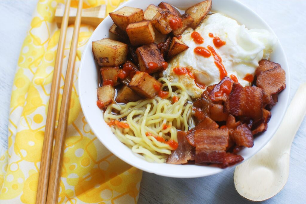 Bacon and Egg Breakfast Ramen