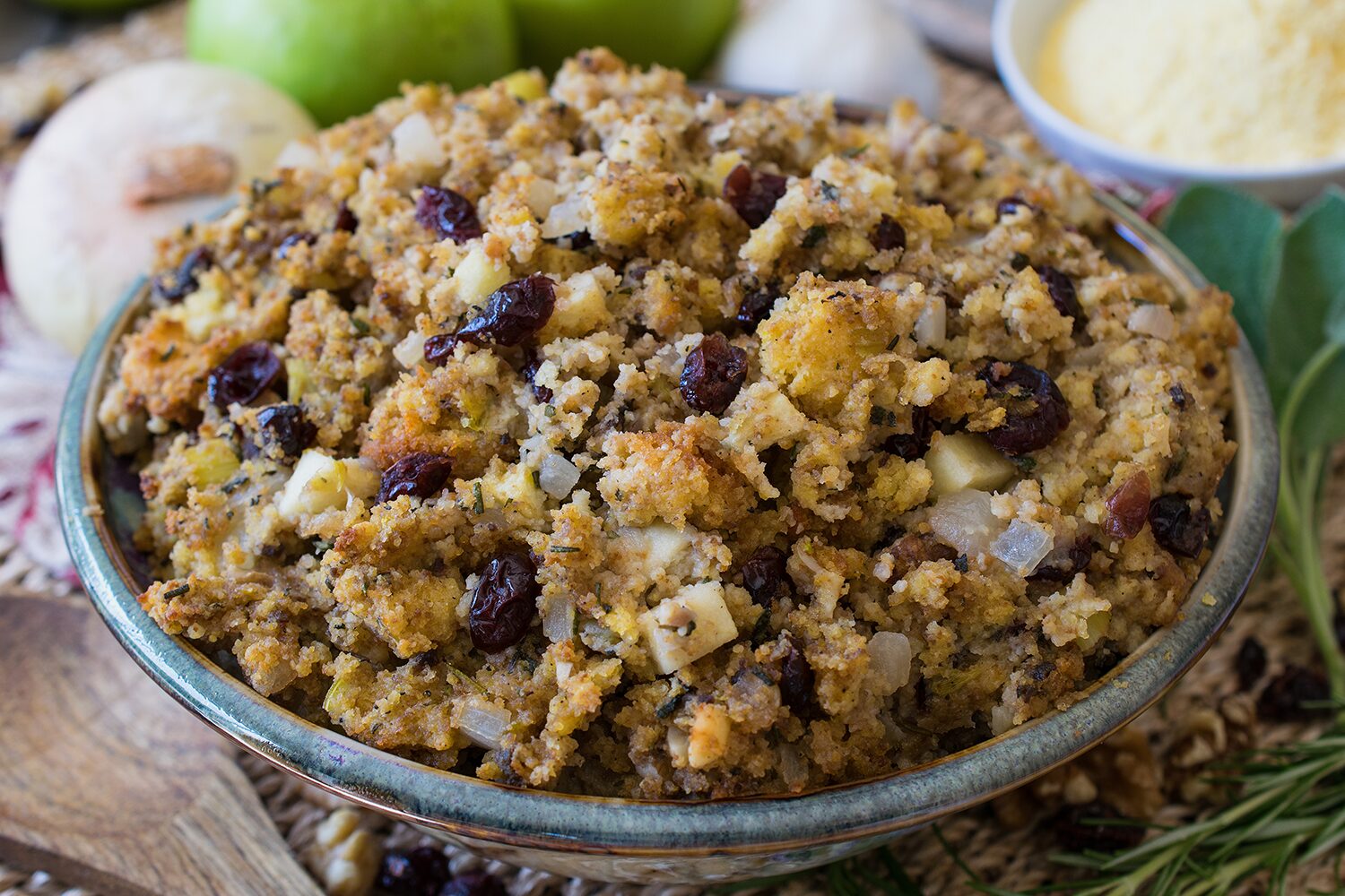 Scrapple Cornbread Stuffing