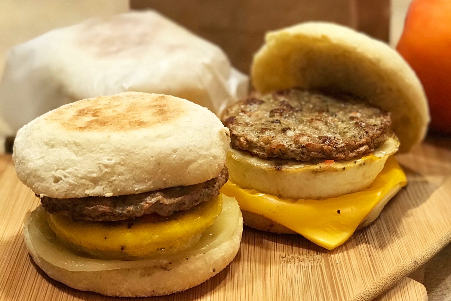 Make-Ahead Breakfast Sausage Sandwiches