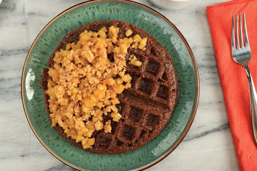 Apple Scrapple Waffles