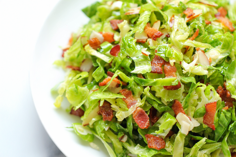 Brussels Sprouts and Bacon Salad