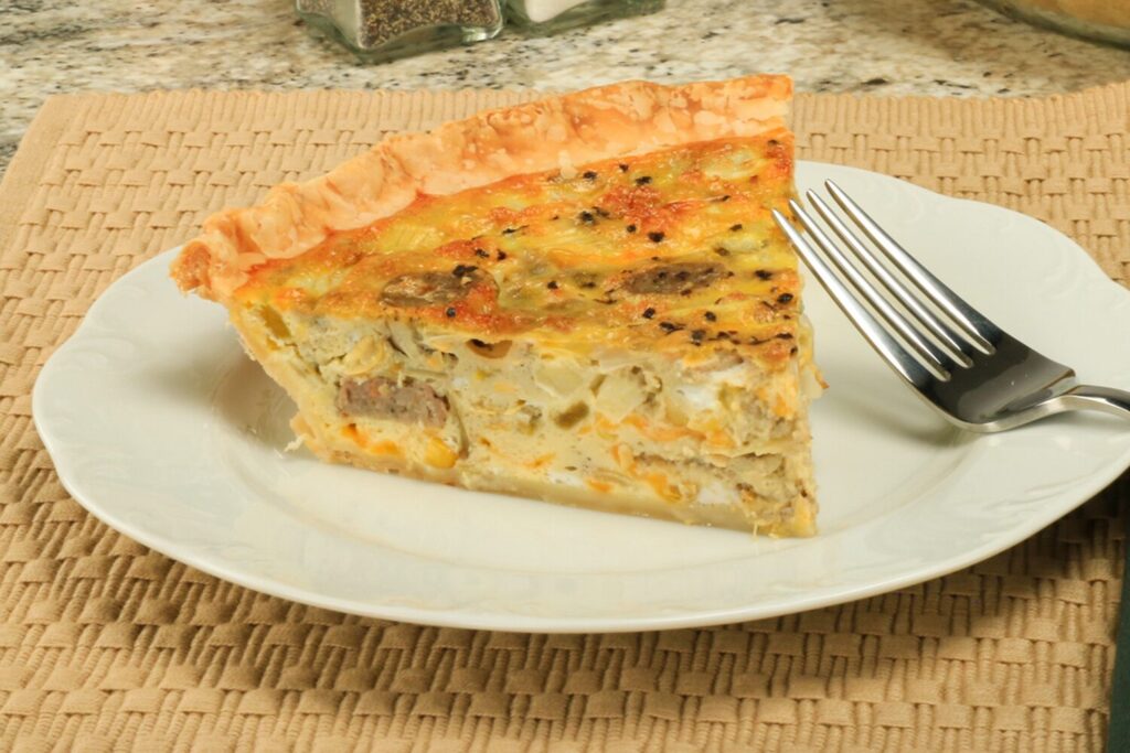 Southwest Quiche with Sausage