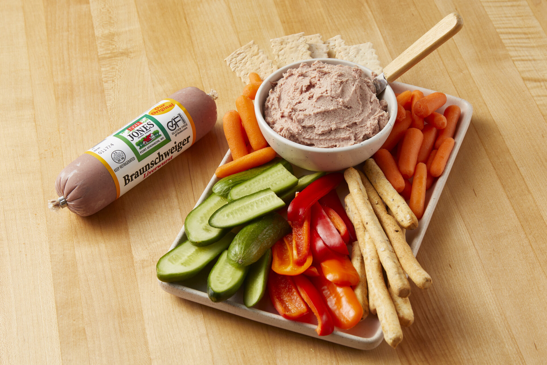 Braunschweiger Mousse Dip, Jones Dairy Farm Braunschweiger, Braunschweiger Recipe Ideas