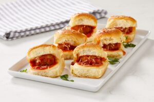 Easy Cheesy Meatball Sliders