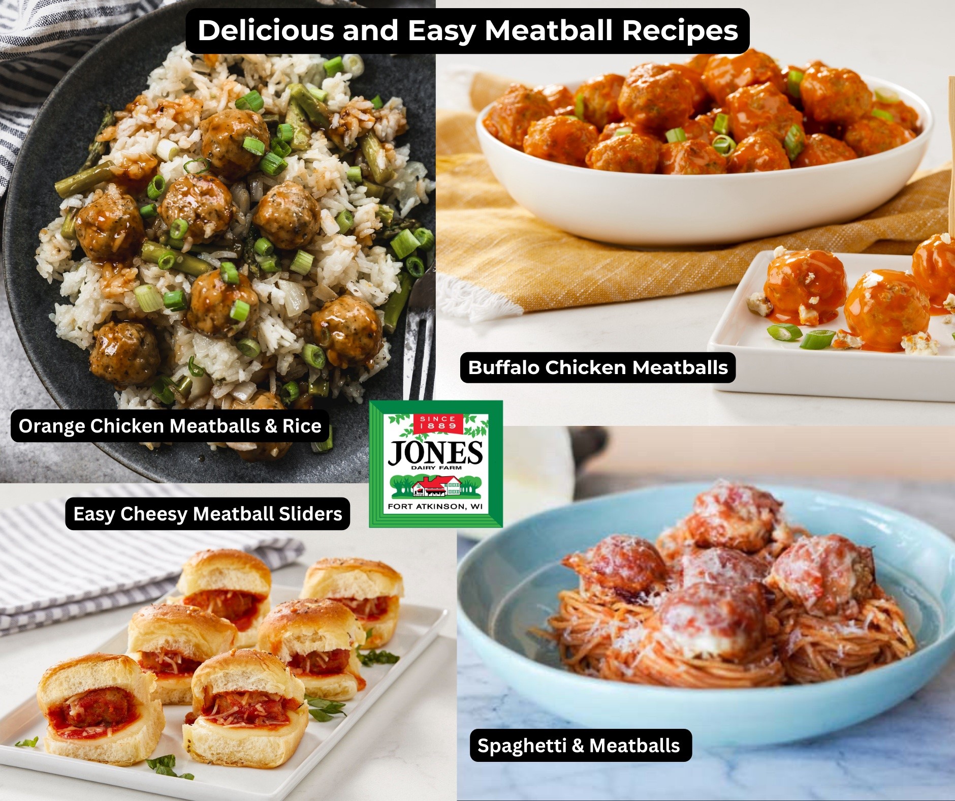 Jones Introduces Pork & Chicken Meatballs | Jones Dairy Farm