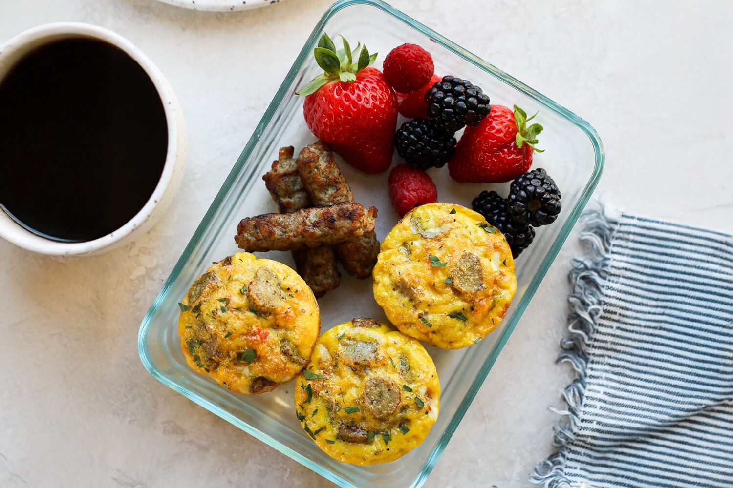 Sausage and hashbrown egg muffins