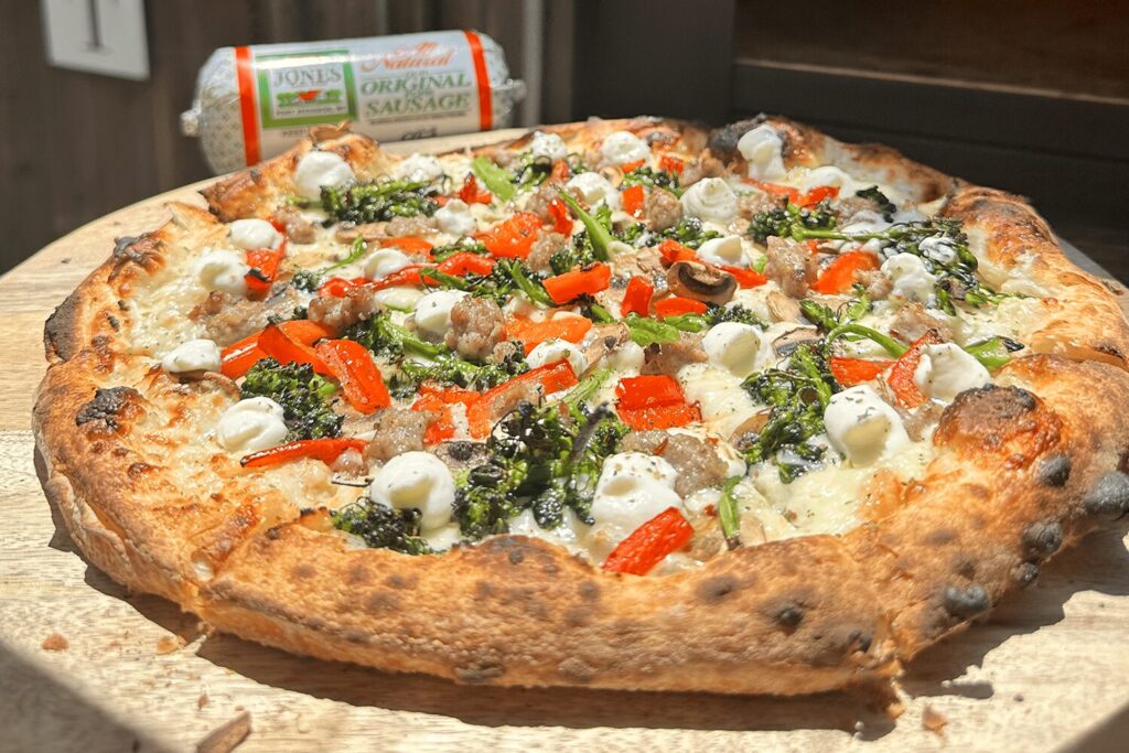 Sausage and Broccoli Rabe Pizza