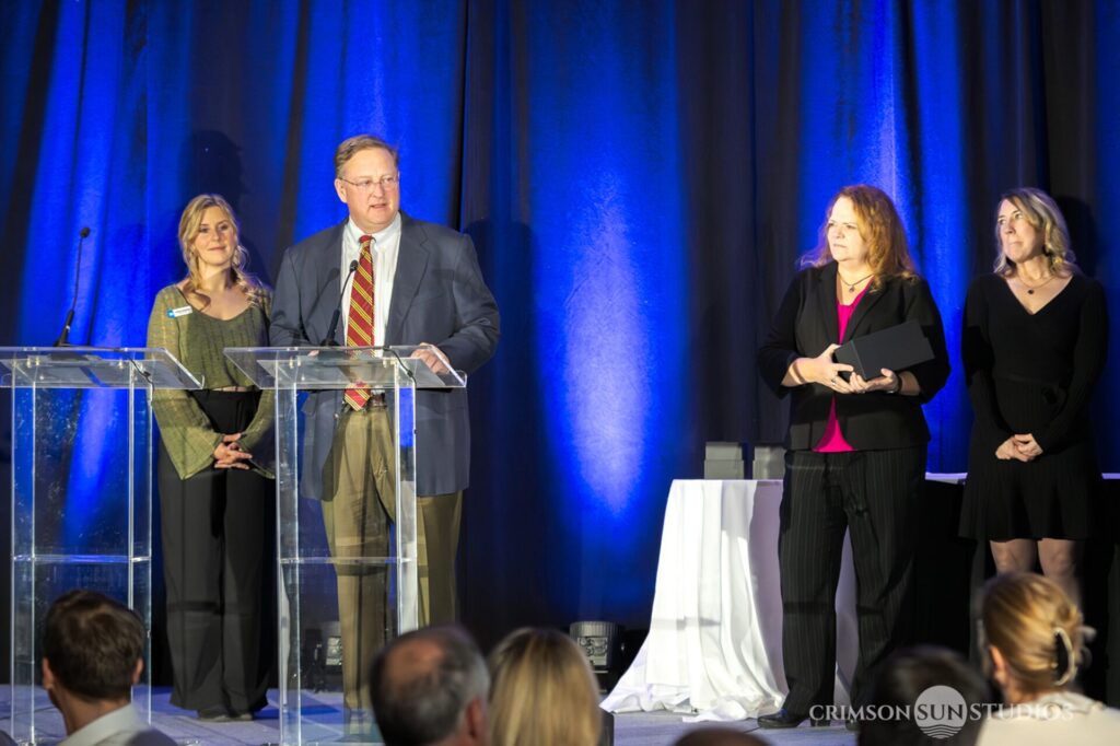 Philip Jones accepts the In Business Madison Family Business of the Year Award on Dec. 9, 2024.